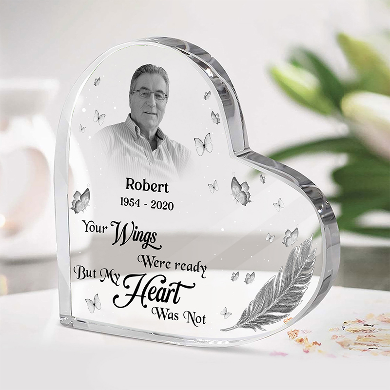 写真入れ ウィング 名前 メモリアル 記念 アクリル プレゼント オリジナル