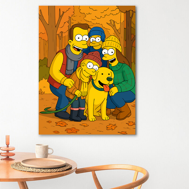 Marco de fotos personalizado, kit de pintura por números, el mejor regalo para el Día de Acción de Gracias.