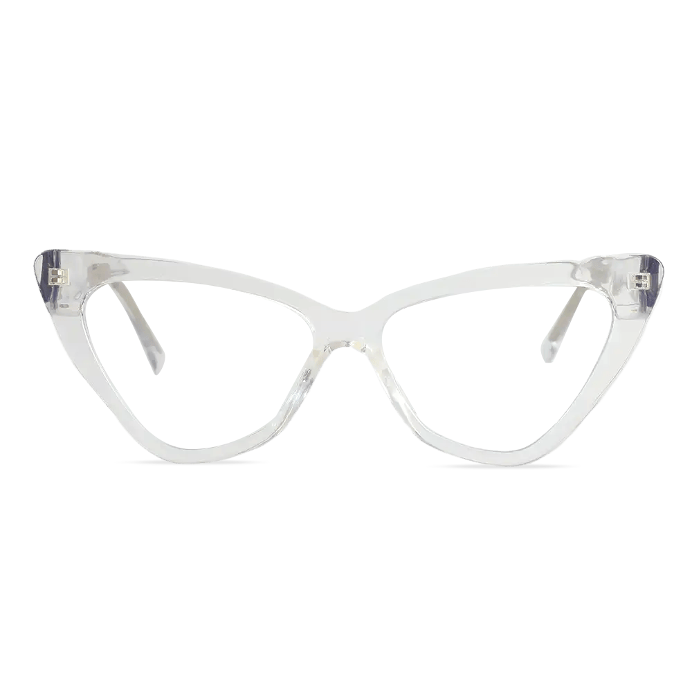Lunettes de Vue Stuart Cat Eye Transparent 