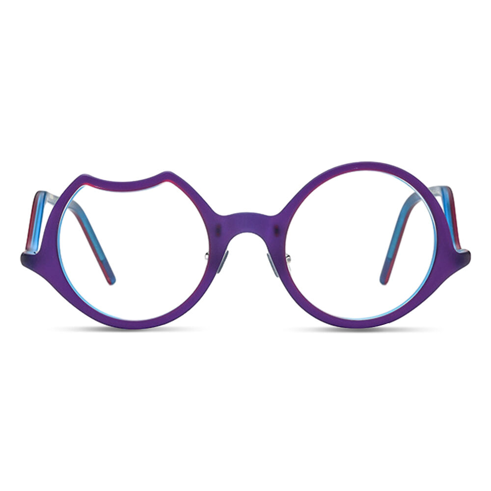Audition Round Purple Glasses
