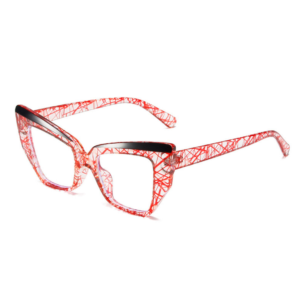 Occhiali da Vista Dunao Cat Eye Rosso