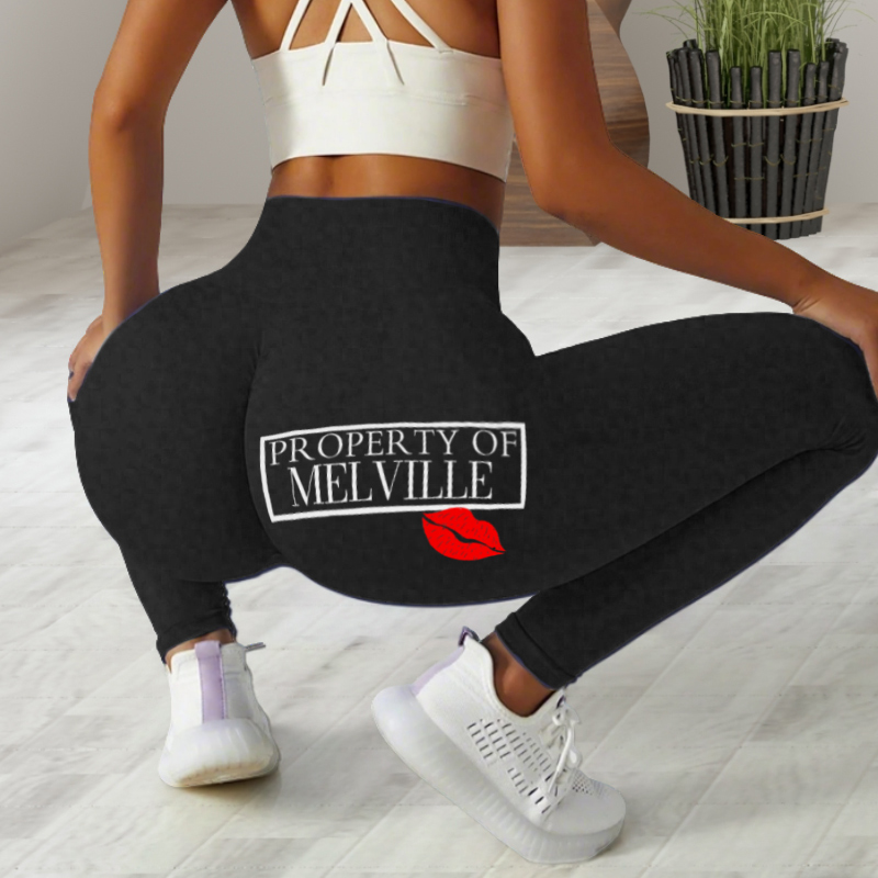 Personalisierte Leggings Stempeldesign Kreatives Geschenk für Ihren Liebhaber Ehefrau