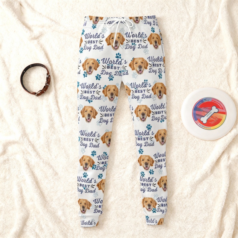 Pantaloni della tuta unisex personalizzati con foto personalizzata regalo perfetto per gli amanti degli animali domestici