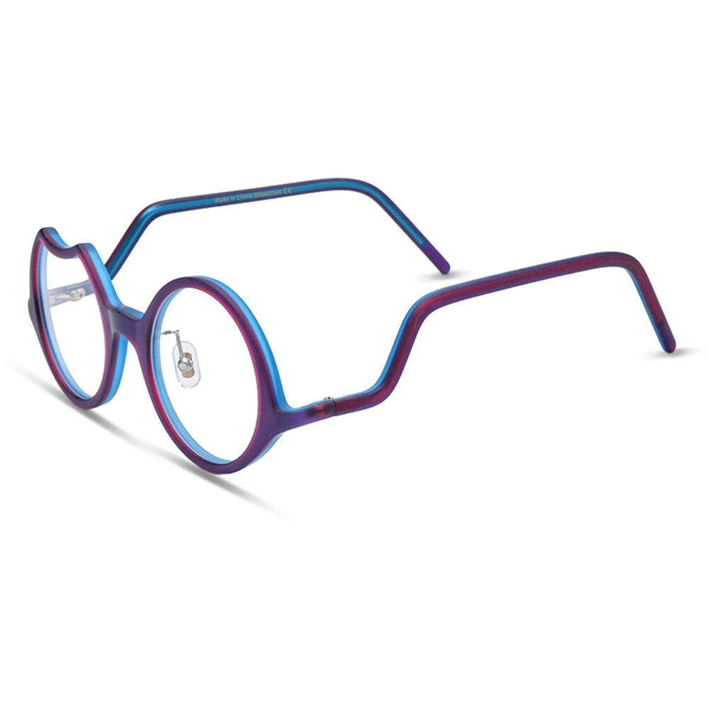 Audition Round Purple Glasses