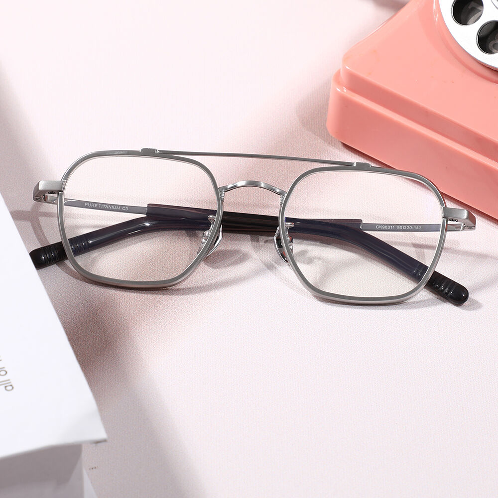 Lunettes de Vue Corneli Aviator Argent