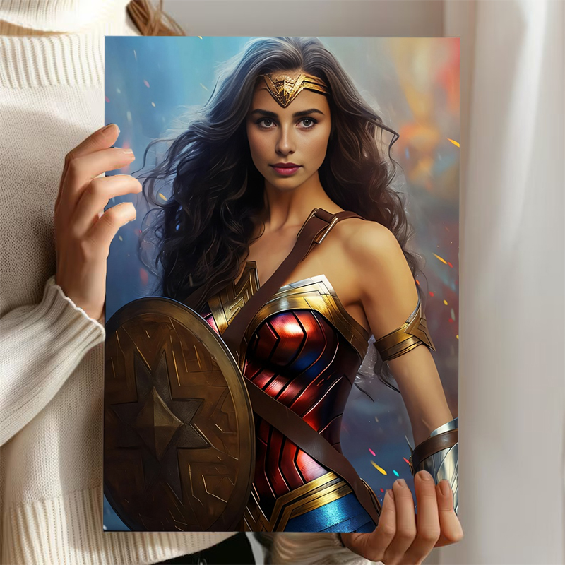 Personalized Woman Portraits with Custom Face Swap Wonderful Present for Friend