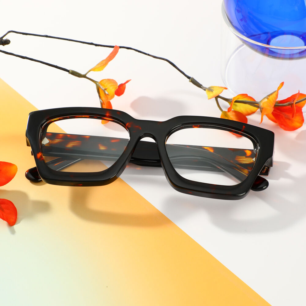 Eugene Square Tortoise Glasses