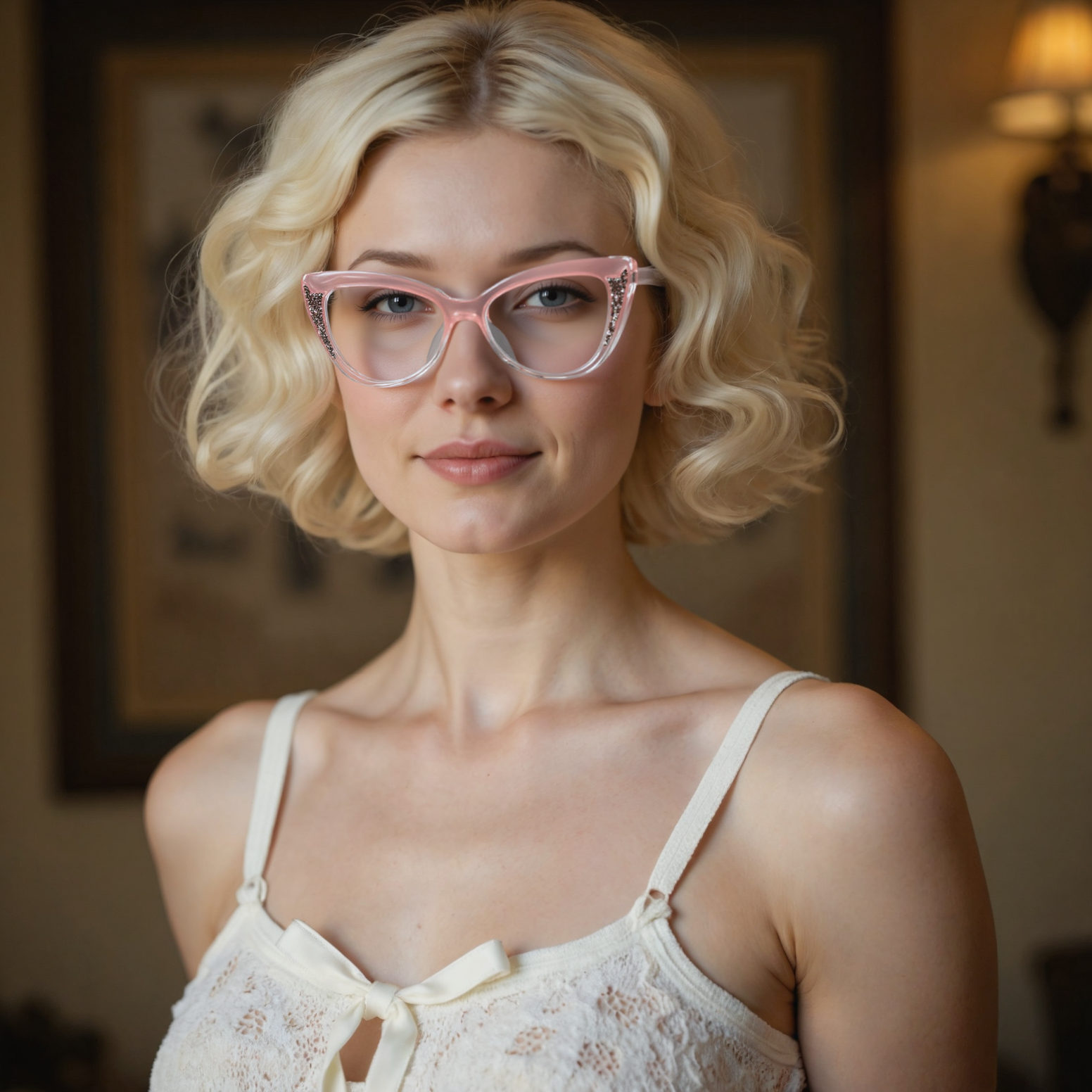 Ferguso Cat Eye Rosa Brille