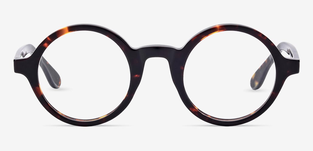 Amadeo Tortoise Round Glasses