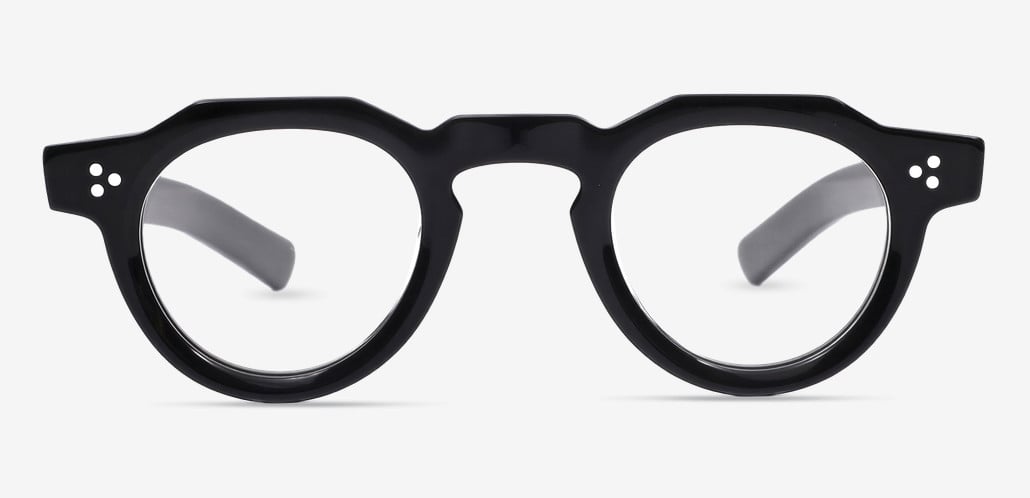 Cedrica Black Round Glasses