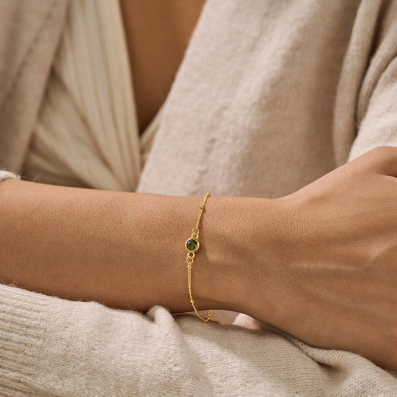 Personalized Birthstone Bracelet Great Christmas Gift For Her