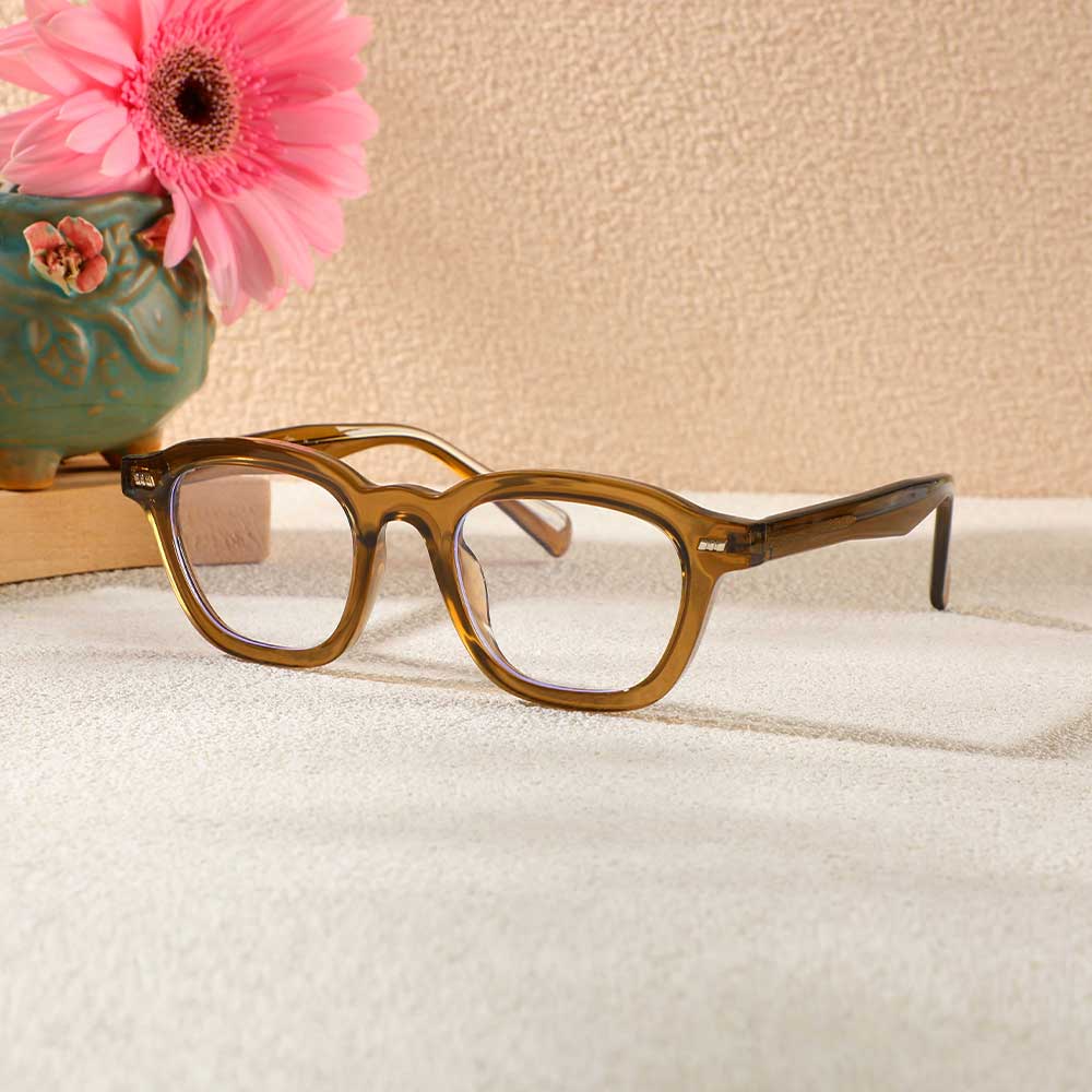 Occhiali da Vista Bloomfie Quadrato Marrone 