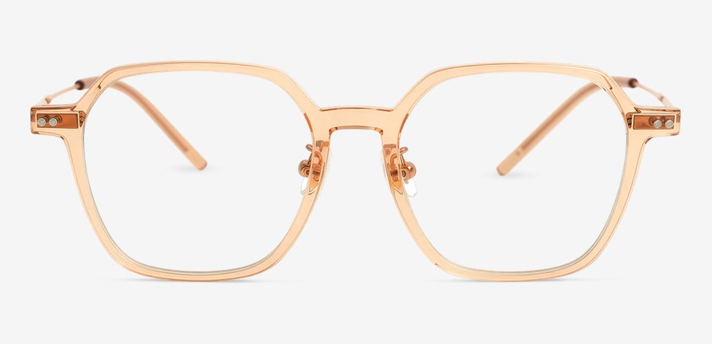 Aria Lunettes Géométriques Champagne