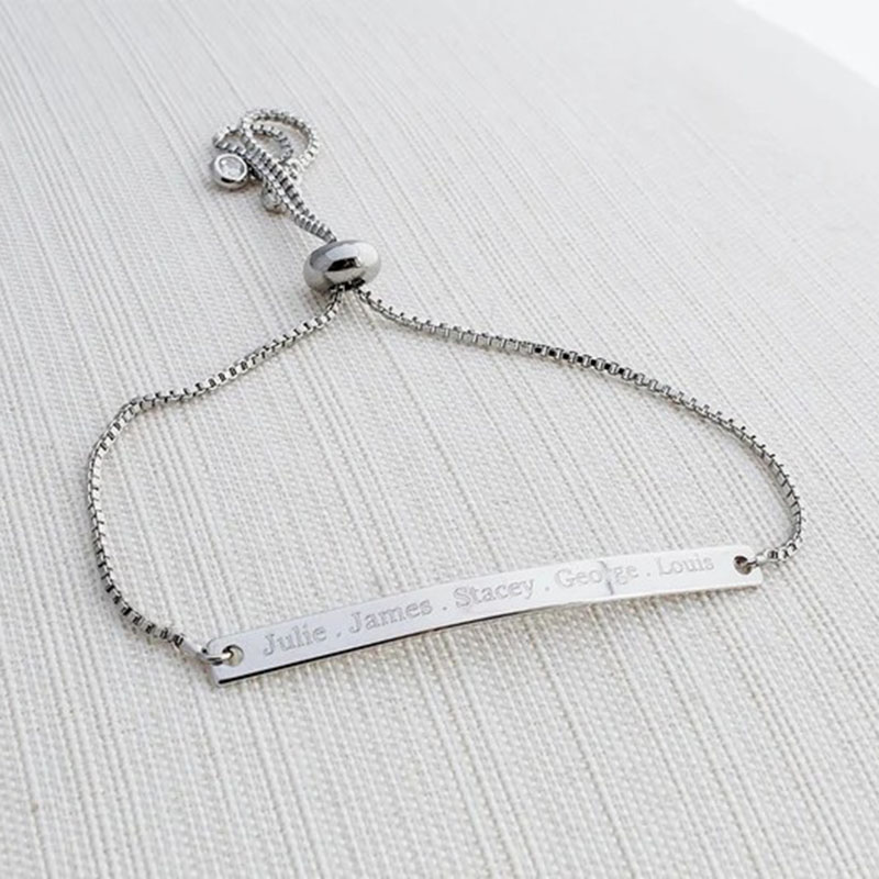 文字入れ 刻印 ブレスレット オーダーメイド