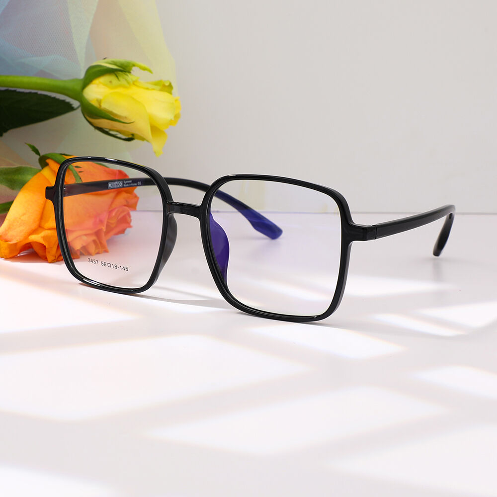 Visiona Square Black Glasses