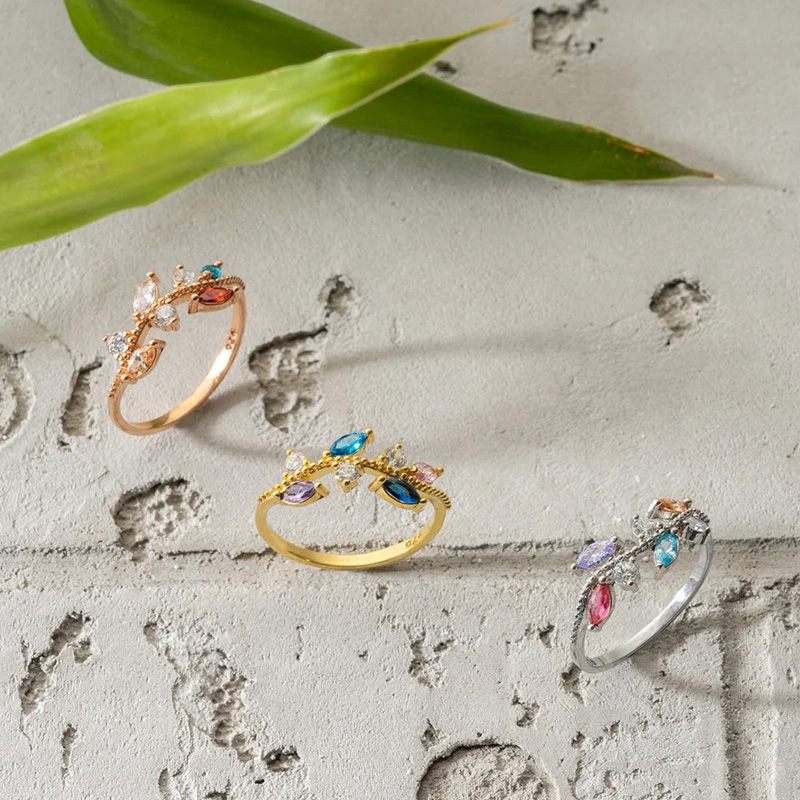 Personalized Birthstone Ring Special Gift for Mother's Day