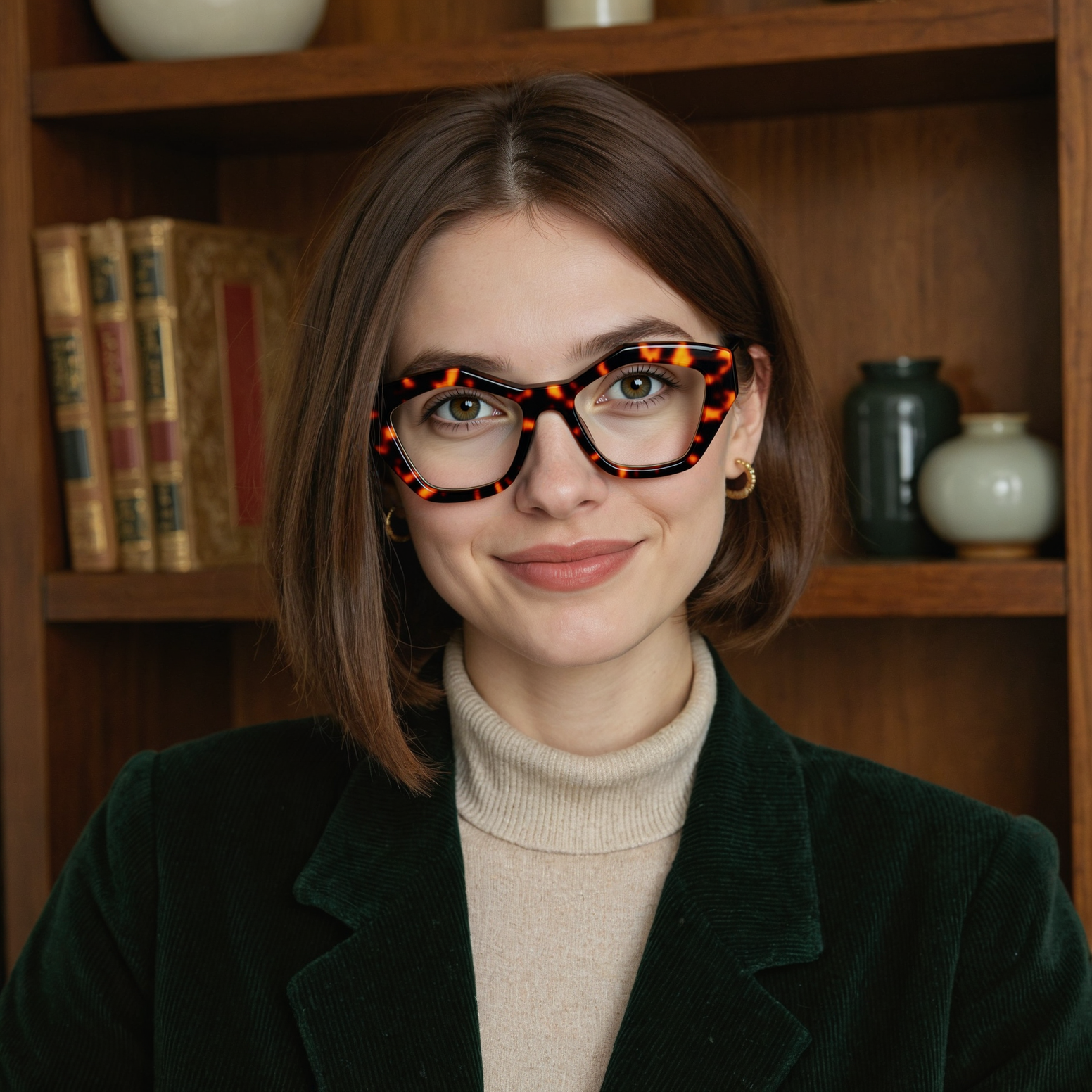 Lunettes de Vue Roxanne Cat Eye Écaille