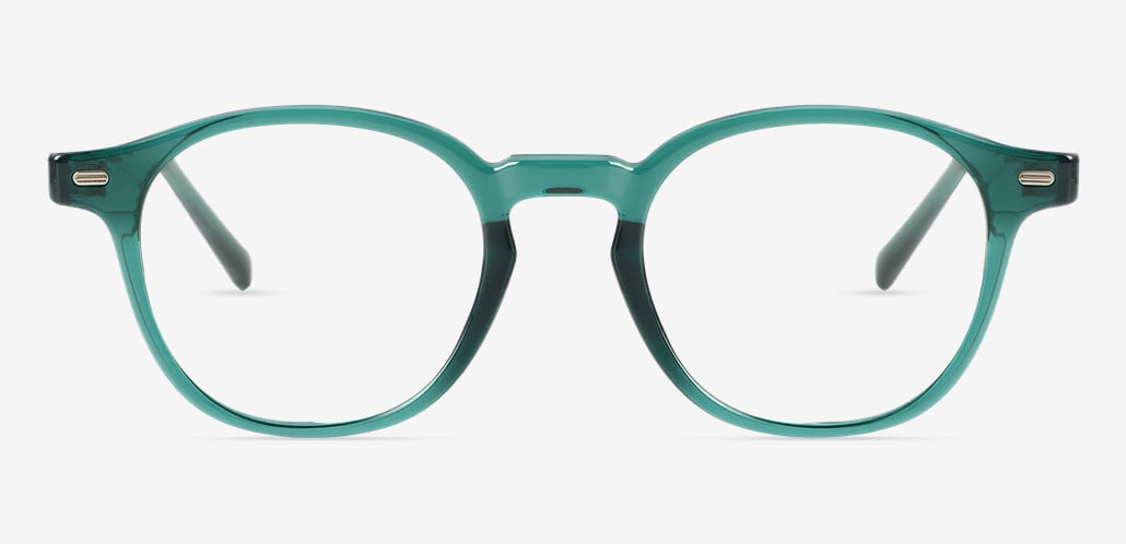 Zebulon Grüne Quadratische Brille