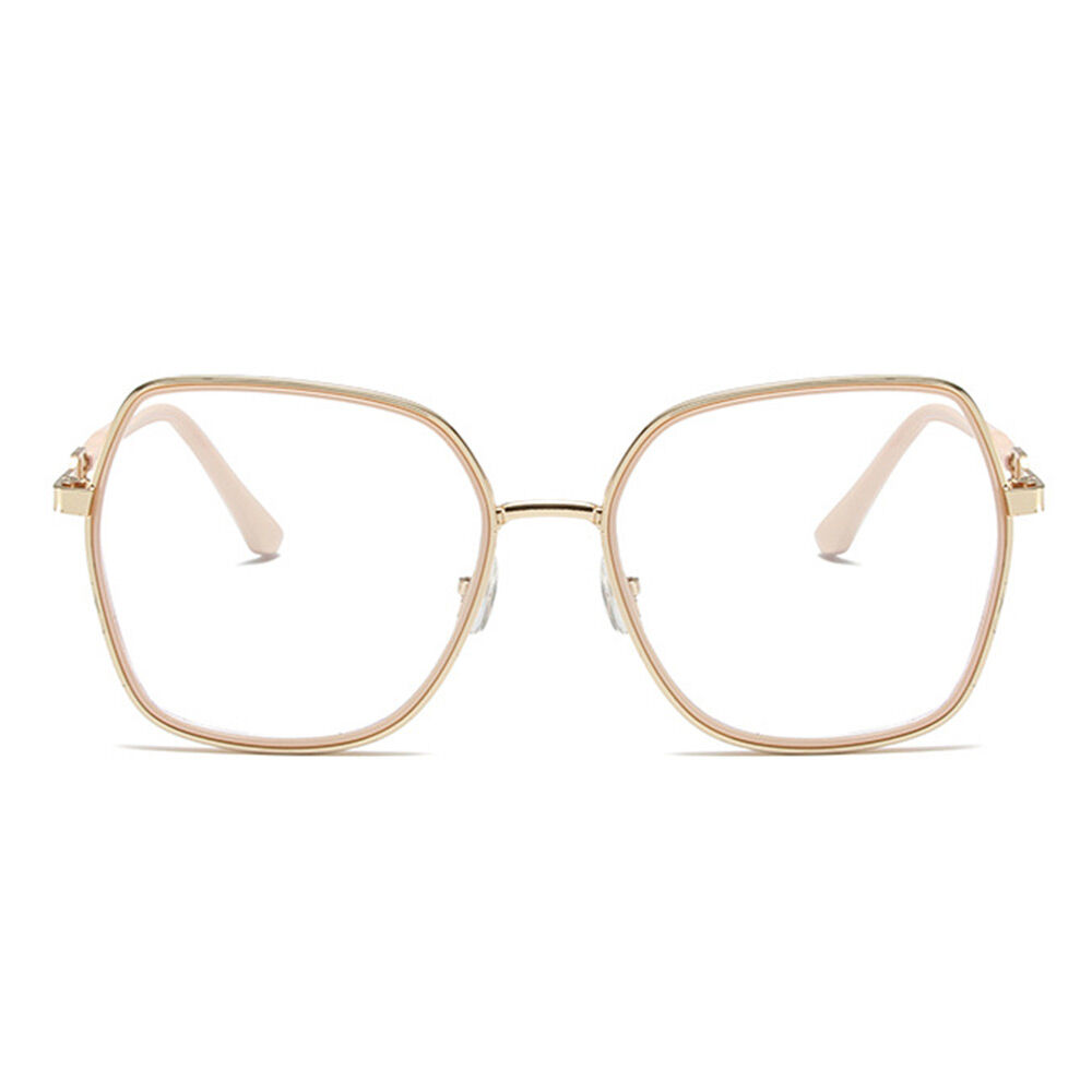 Oliver Geometric Gold Glasses