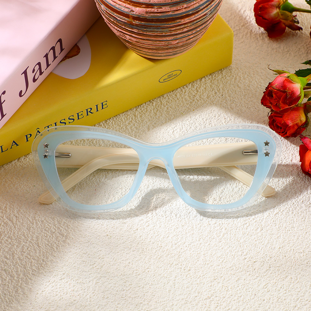 Occhiali da Vista Sally Cat Eye Blu 