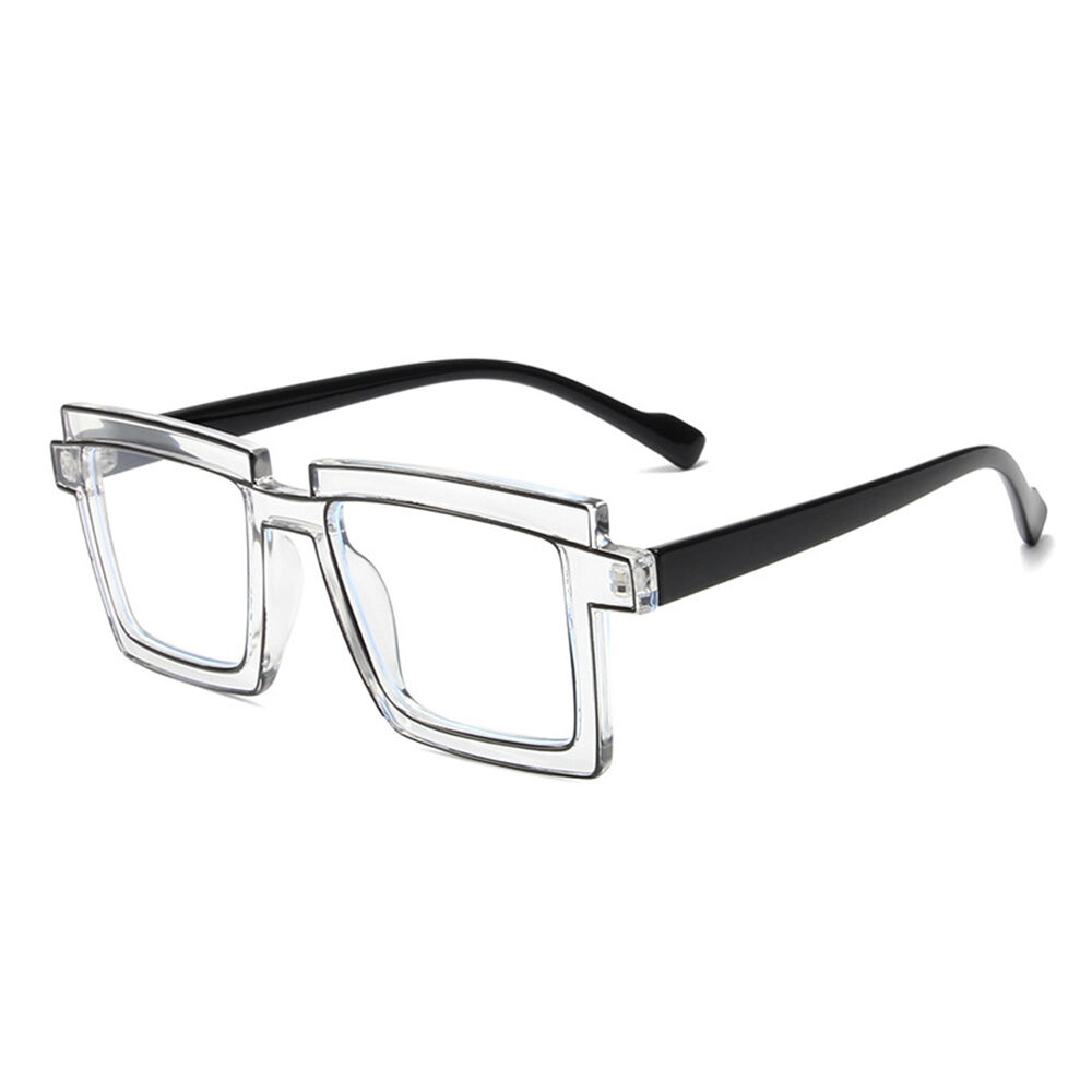 Flossie Quadratische Klare Brille