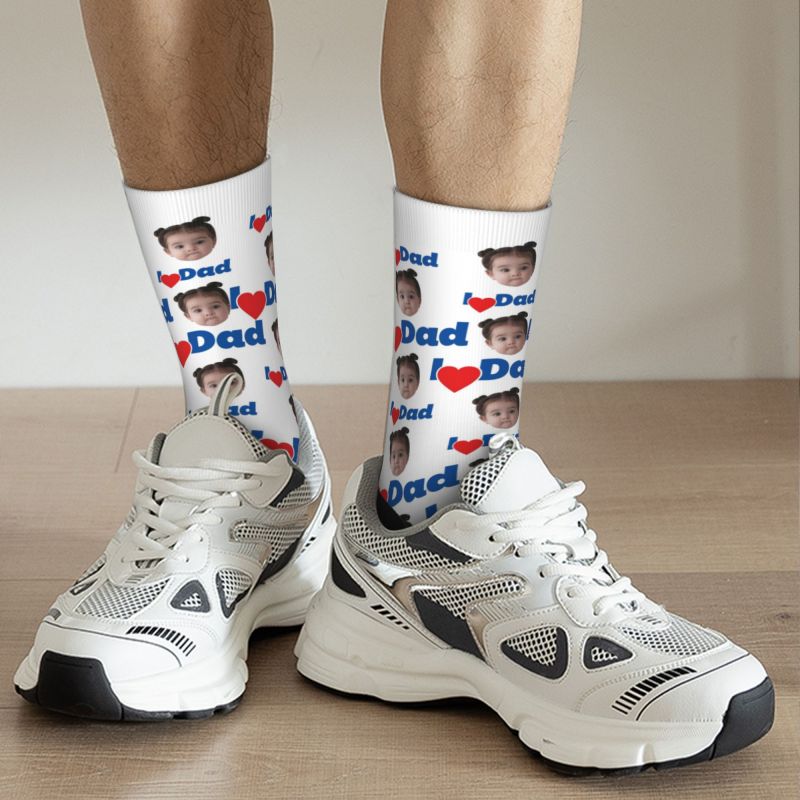 Customized Socks with Photos of Lovely Children