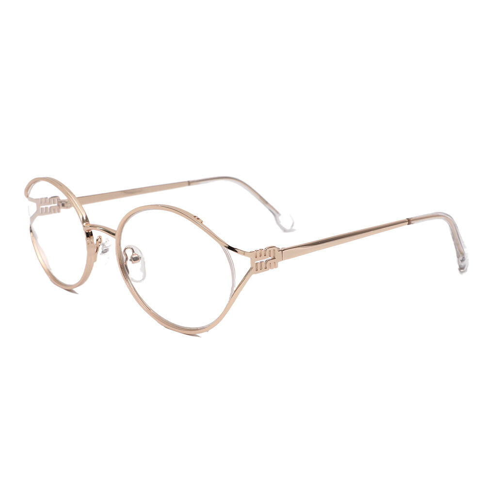 Ellio Ovale Goldene Brille