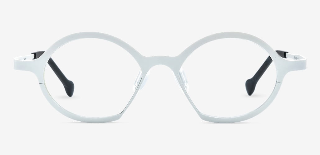 Noel Lunettes Rondes Blanches