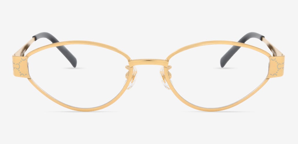 Elowen Gold Oval Glasses