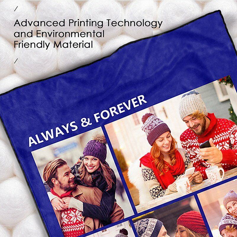 写真 文字入れ ブランケット