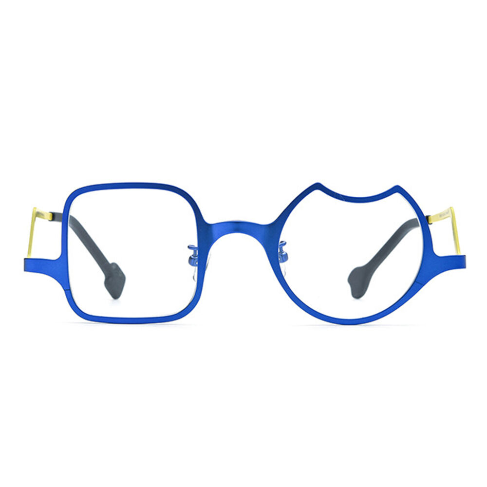 Randy Square Blue Glasses