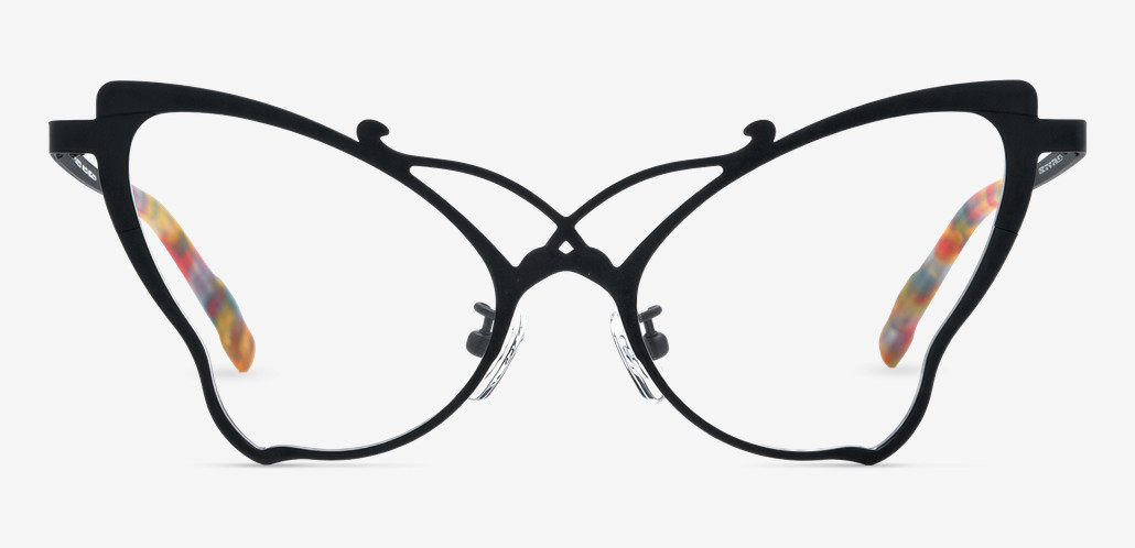Vaugha Black Cat Eye Glasses