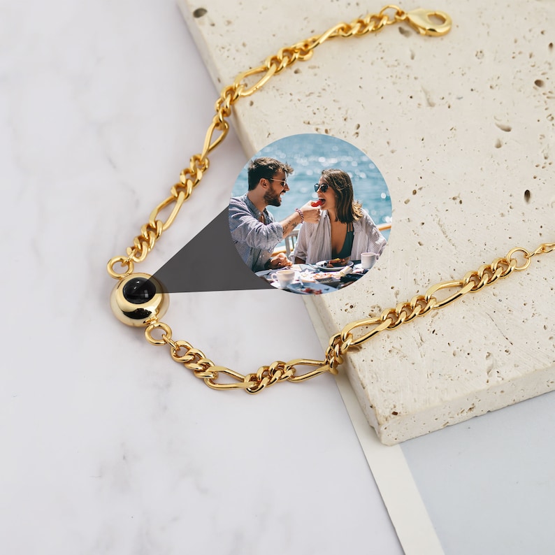 投影 写真 写真入れ ブレスレット カスタマイズ