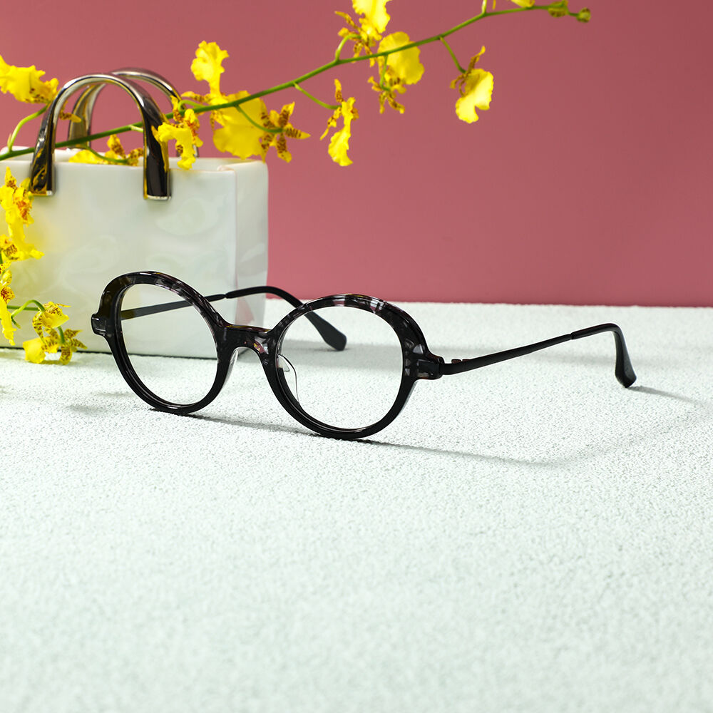 Bevia Cat Eye Schwarze Brille