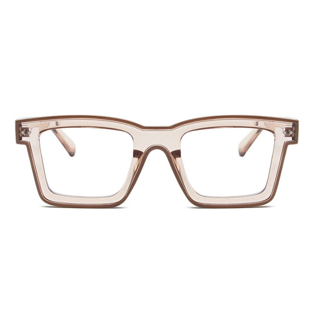 Bronte Quadratische Braune Brille