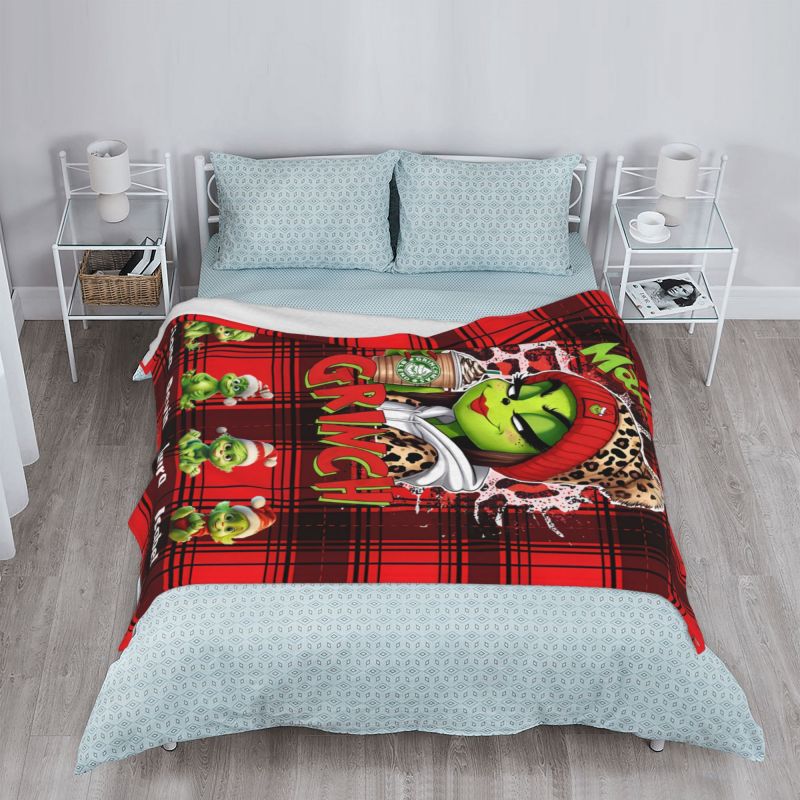 Personalized Name Blanket with Cool Figure Pattern Best Gift for Mom