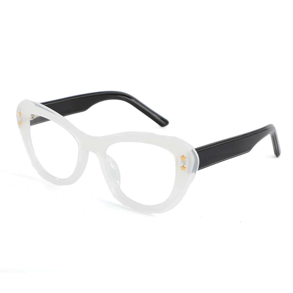 Sally Cat Eye Weiße Brille