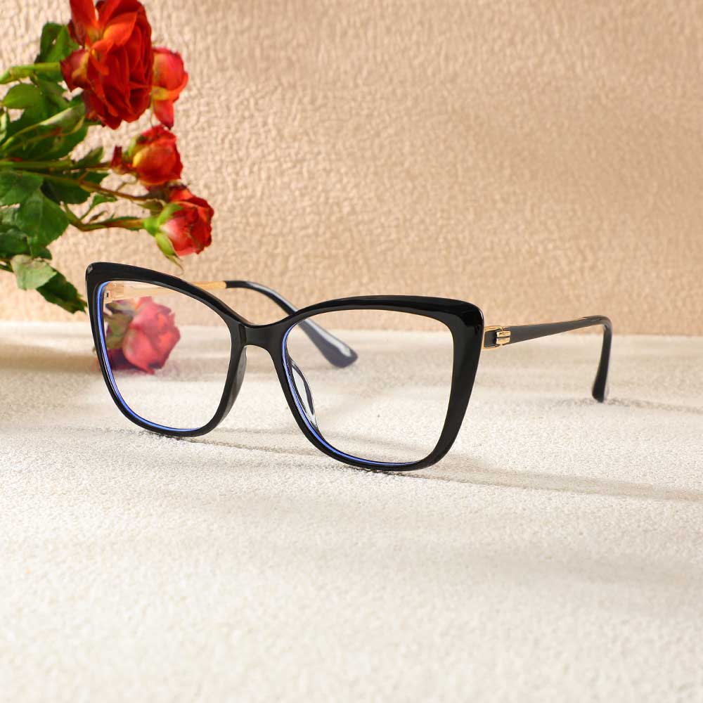 Forster Cat Eye Schwarze Brille