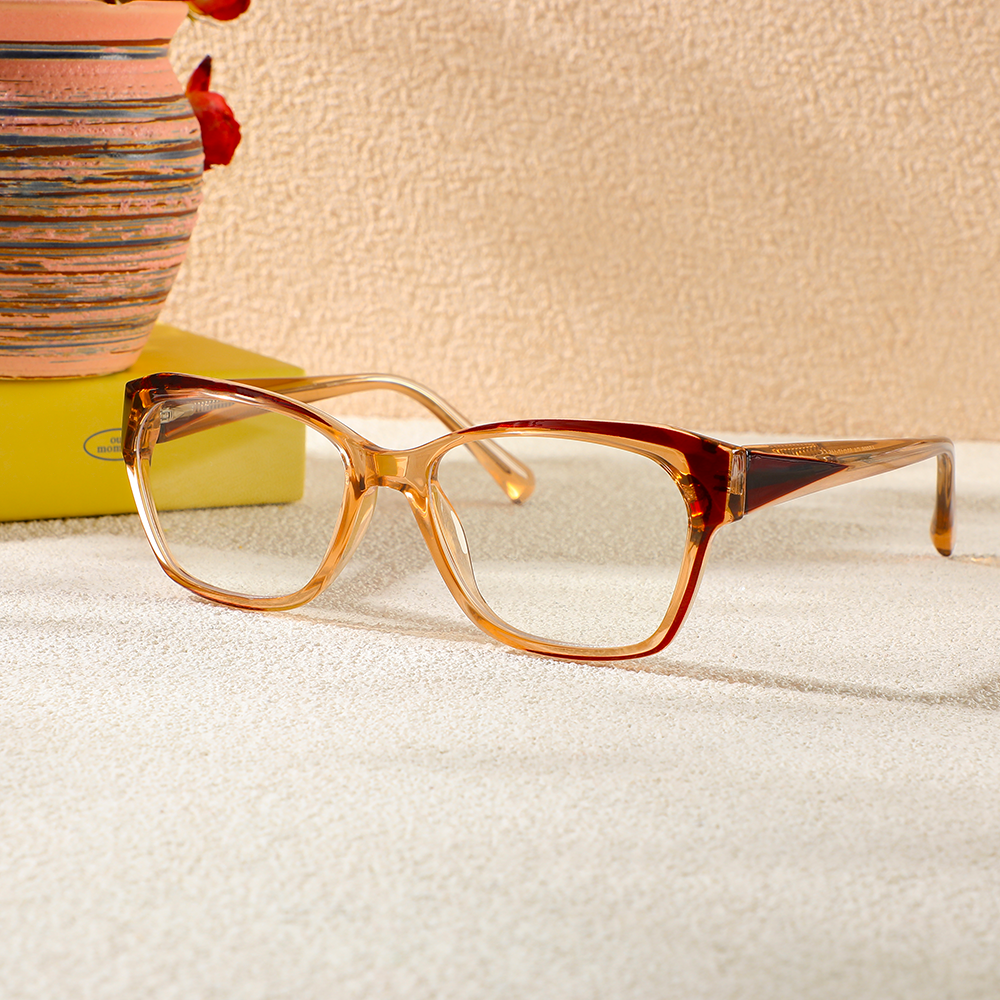 Occhiali da Vista Tracy Cat Eye Marrone 