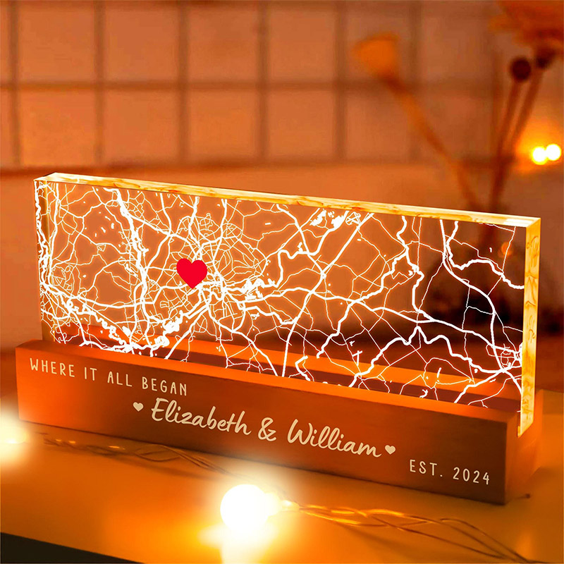 Personalized Led Lights Custom Photo And Text Gifts For The Best Dad