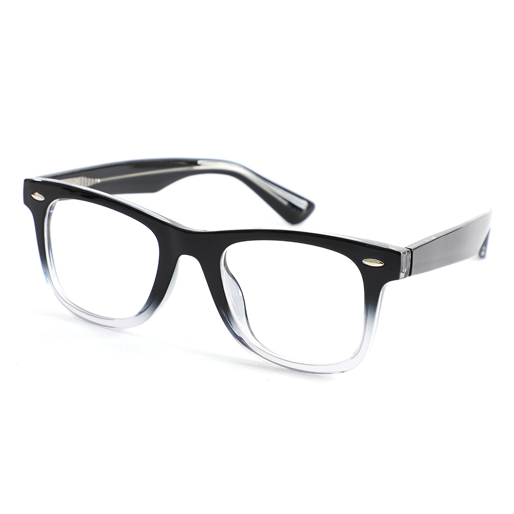 Lunettes de Vue Simon Carré Noir Transparent 