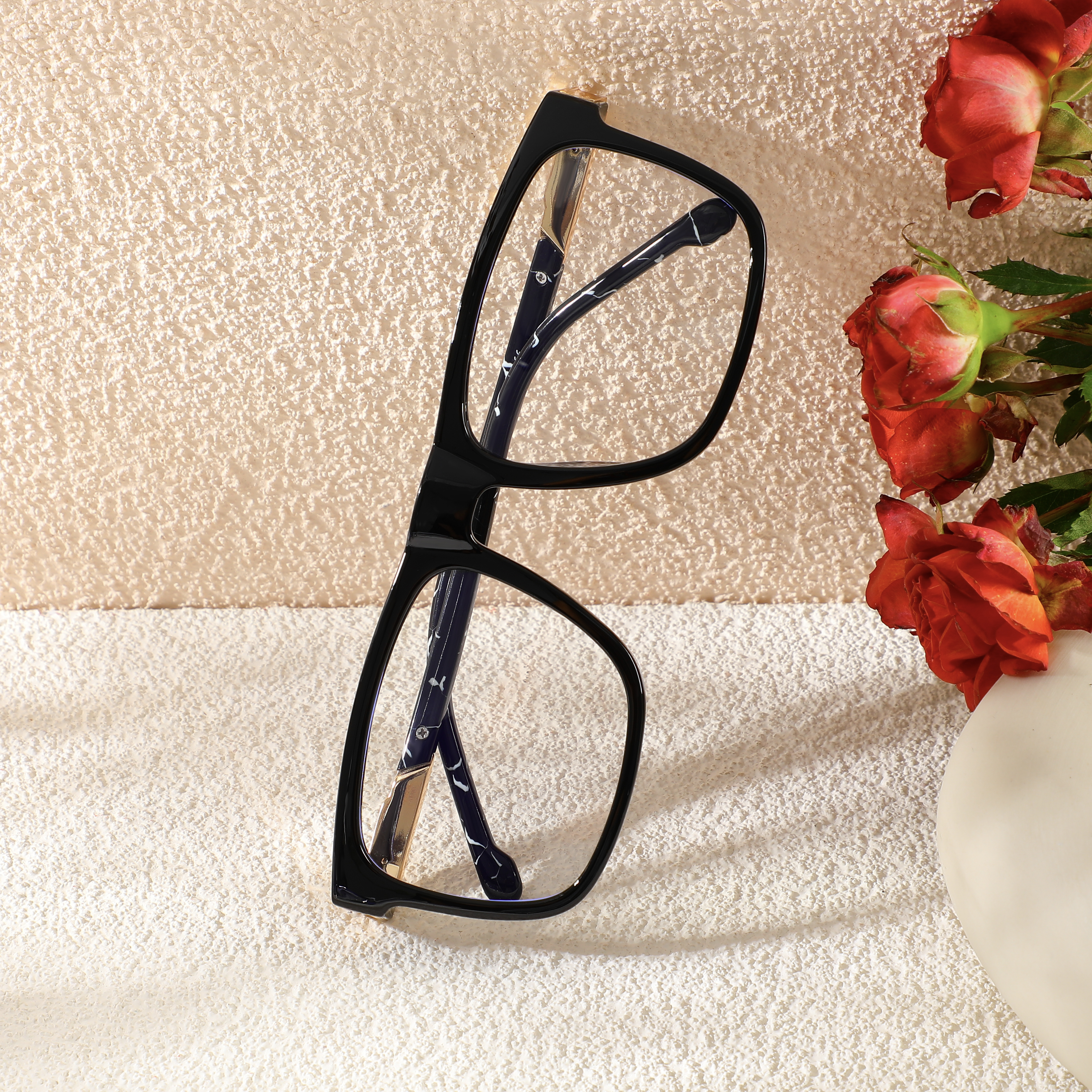 Lunettes de Vue Davy Carré Noir 