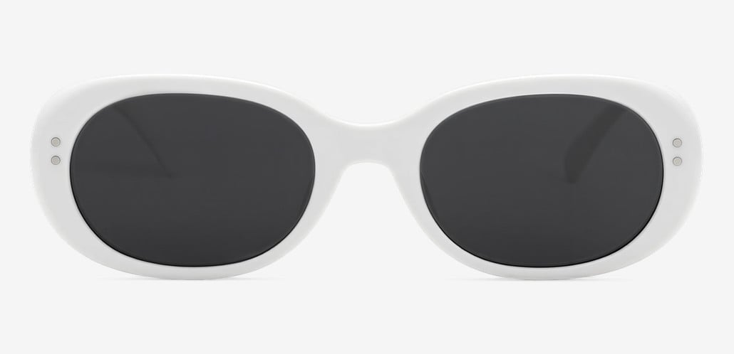 Howard White Rectangle Sunglasses