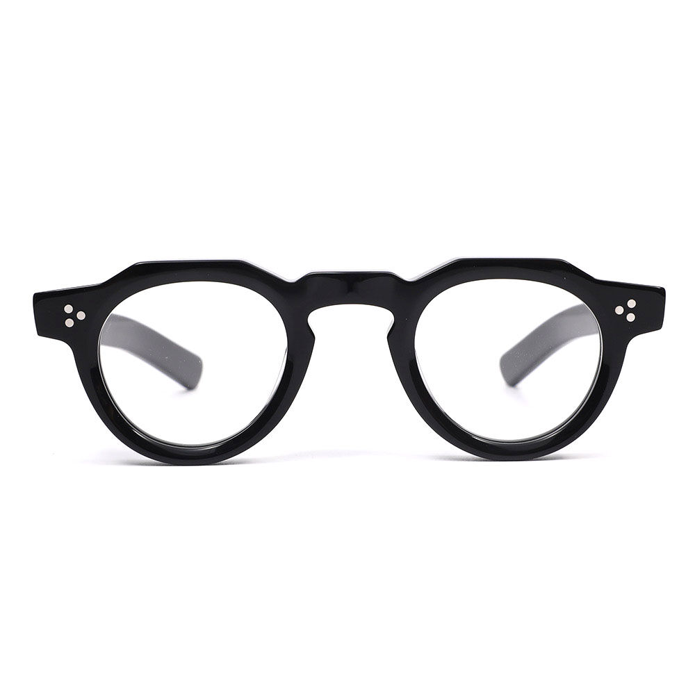 Cedrica Runde Schwarze Brille