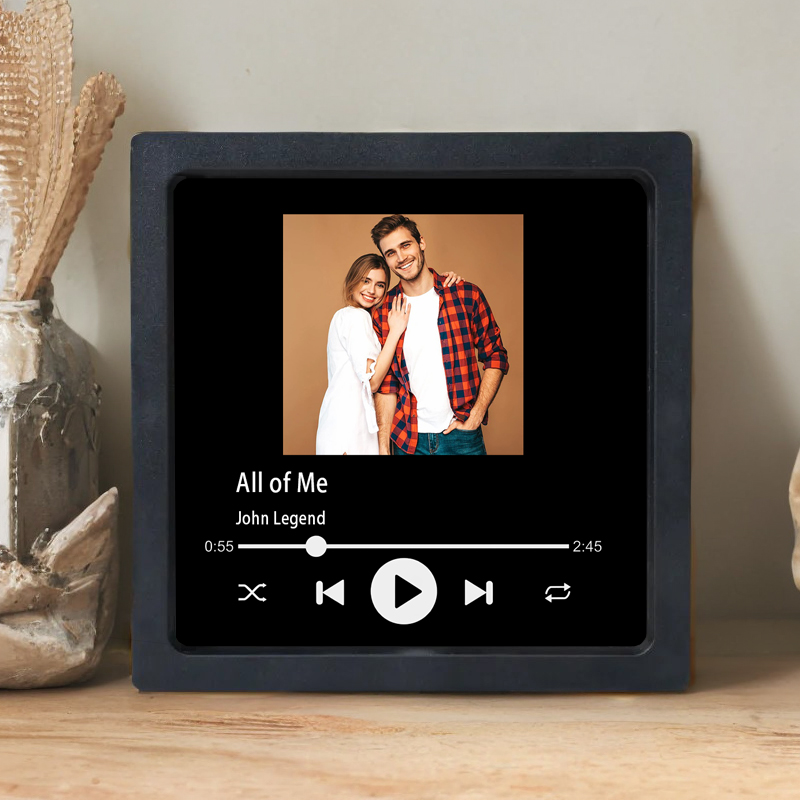 Spersonalizowany muzyczny magnes na lodówkę z własnym zdjęciem Prosty prezent dla ukochanej osoby