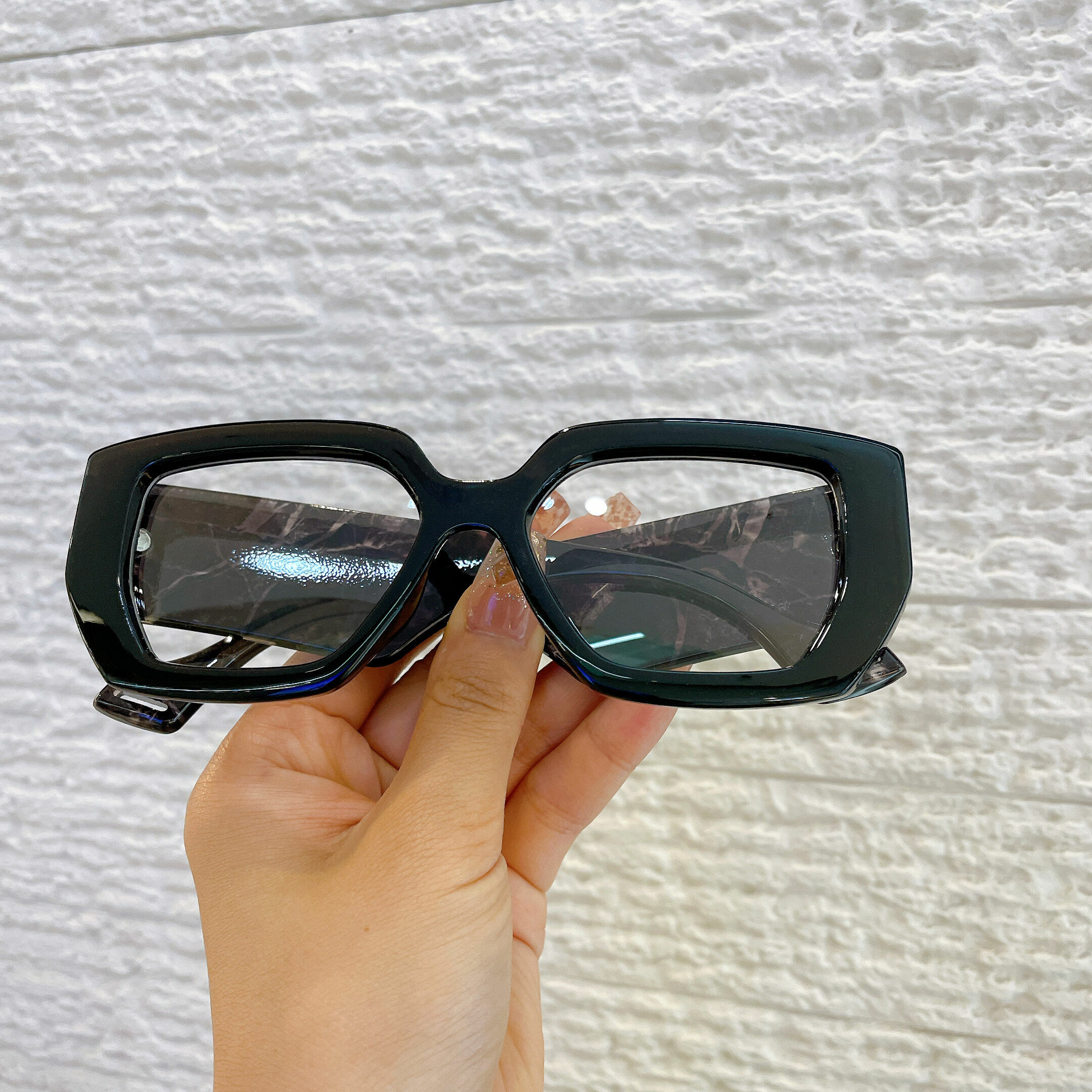 Occhiali da Vista Ceolin Poligono Nero