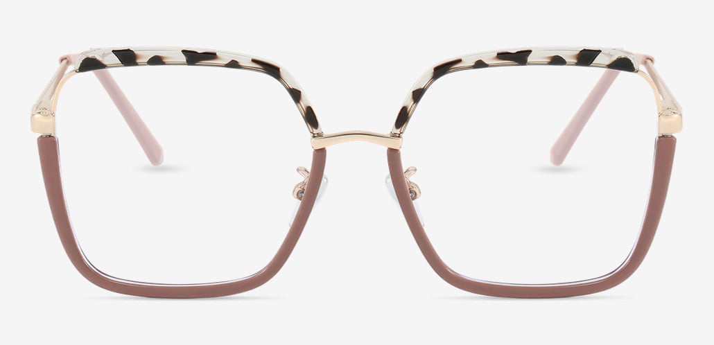 Lizzie Brown Square Glasses