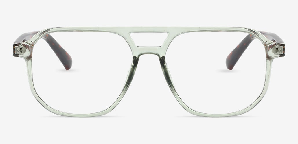 Truda Grüne Pilot Brille