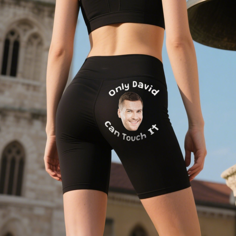 Leggings de motociclista personalizados. Solo tú puedes tocarlos. Diseño de foto personalizado. Regalo creativo para tus seres queridos.