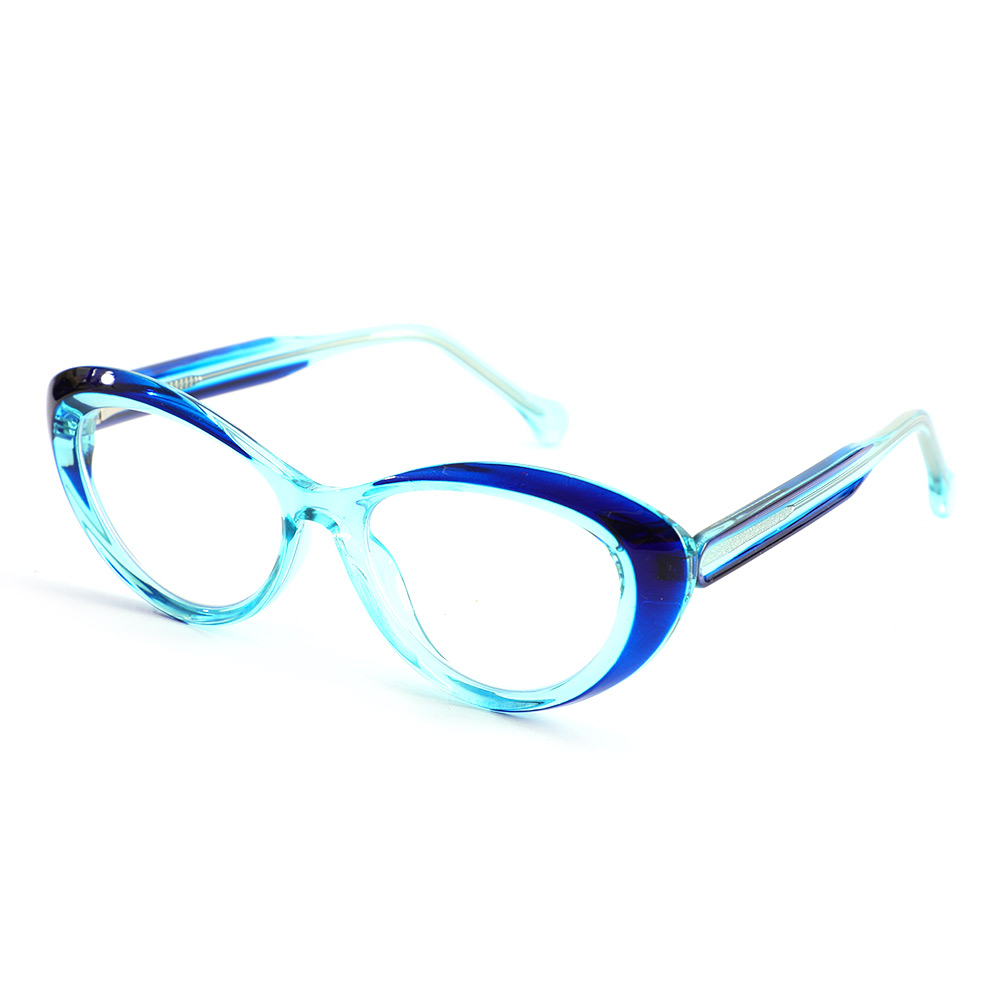 Lunettes de Vue Vogt Cat Eye Bleu 